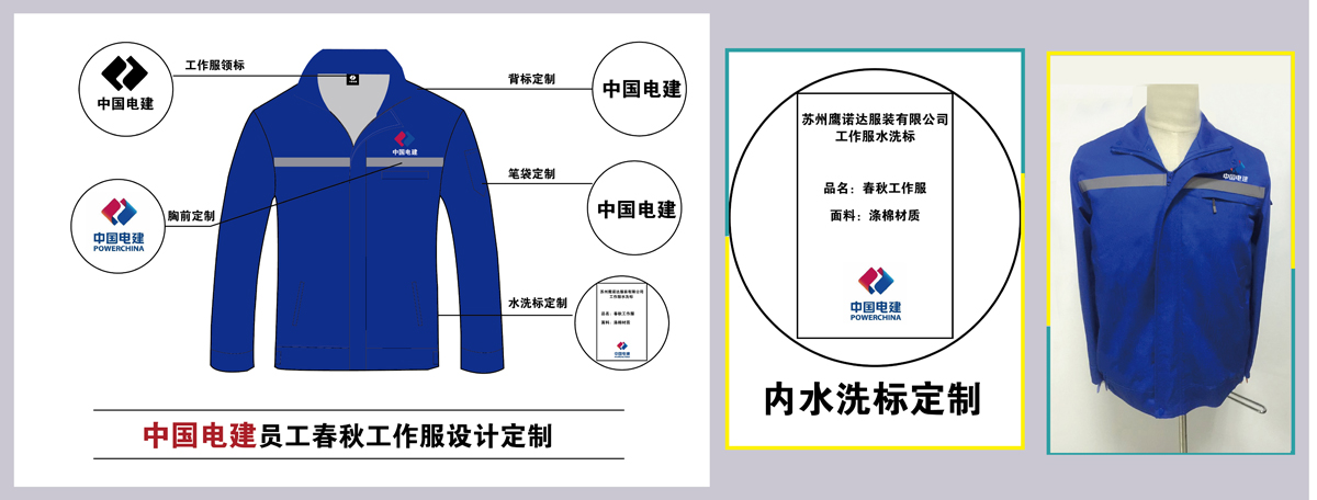 中國(guó)電建工作服定做設(shè)計(jì)款式圖